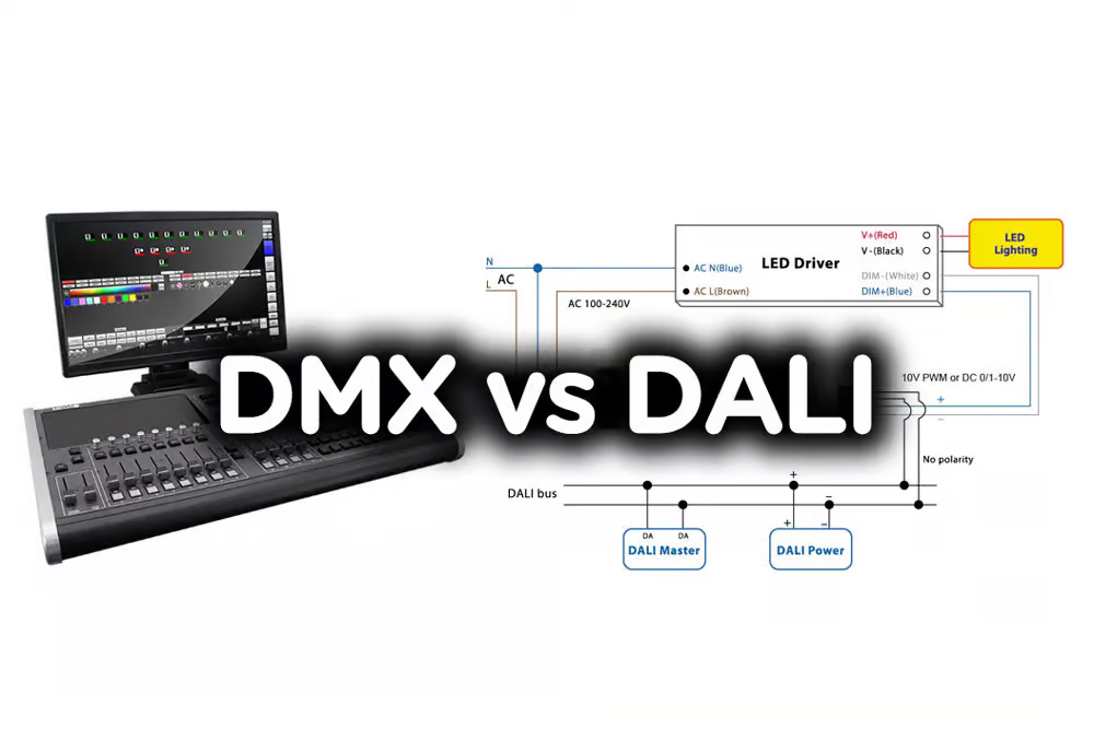 DMX와 DALI 조명 제어: 어느 것을 선택해야 할까요?