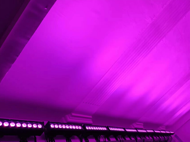 2피트 픽셀 9피스 RGBWAUV 6in1 LED 벽 세척 조명