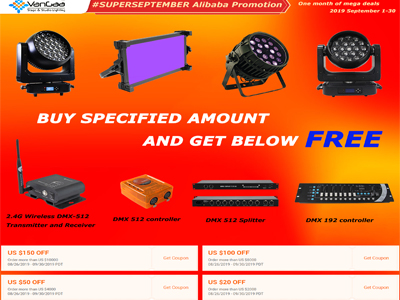 Vangaa 조명 2019 년 9 월 조달 축제 발사 컨퍼런스