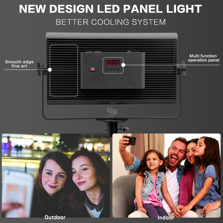120W 바이컬러 LED 소프트 비디오 패널 라이트